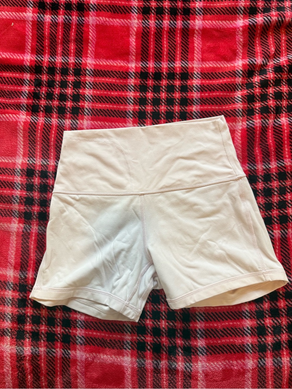 lululemon athletica High-Rise Cream Bike Shorts